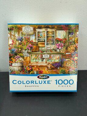 Flower shop jigsaw puzzle 🔴3/$25🔴1000 Piece All Seasons Flower Shop NEW
